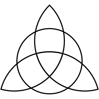 Triquetra with Circle clipart