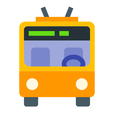 Trolleybus clipart