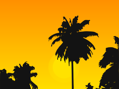 Tropic Sunset clipart