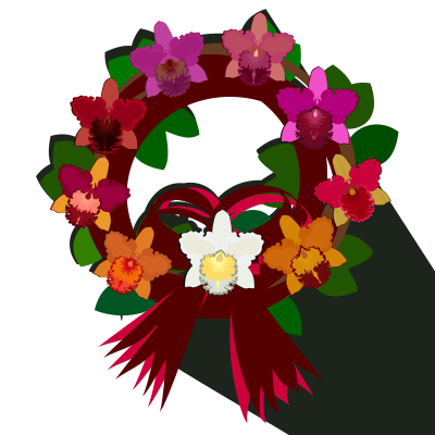 Tropical Christmas clipart