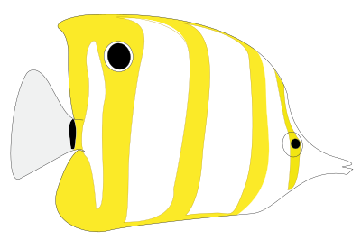 Tropical fish clipart