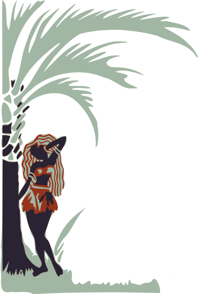 Tropical Lady clipart