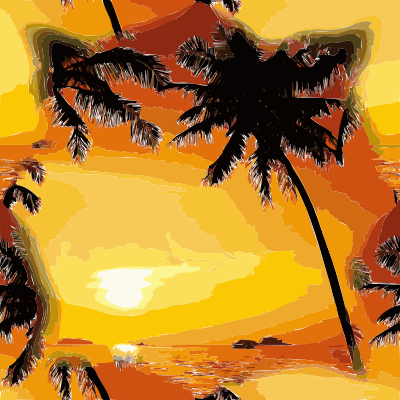 Tropical Tile Part 2 clipart