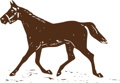 Trotting Horse clipart