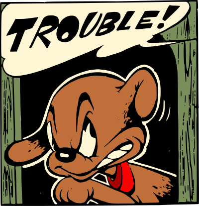 Trouble Pup clipart