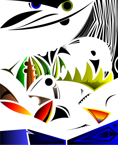 Troubled nature, phase III clipart