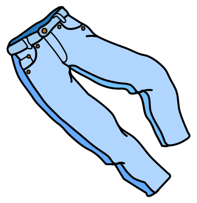 Trousers - coloured clipart