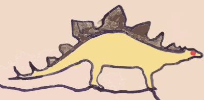 Troy's Stegosaurus clipart