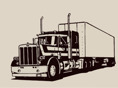 Truck and Dry-van clipart