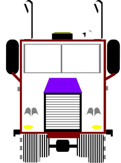 Truck Big Rig clipart