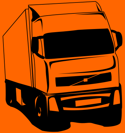Truck silhouette clipart