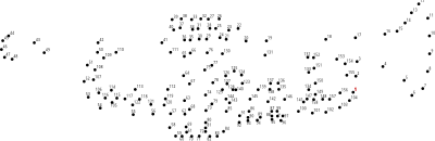 Trumpet connect the dots clipart