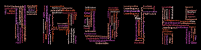 Truth Word Cloud Variation 2 clipart