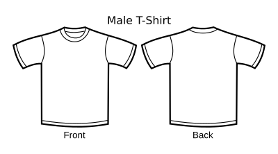 TShirt Template clipart