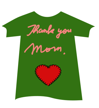 Tshirt-Thankyou-Mom clipart