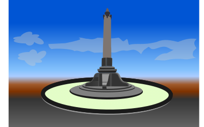 Tugu Muda - Semarang - Central Java - Indonesia clipart