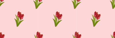 Tulip-seamless pattern clipart