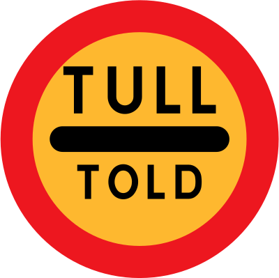 Tull / told sign clipart