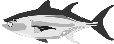 Tuna fish clipart