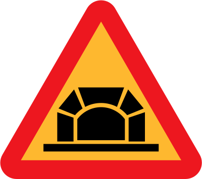 Tunnel Roadsign clipart