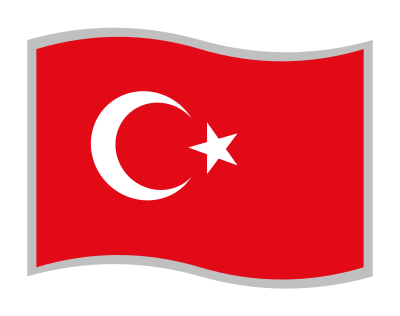 Türk bayrağı clipart
