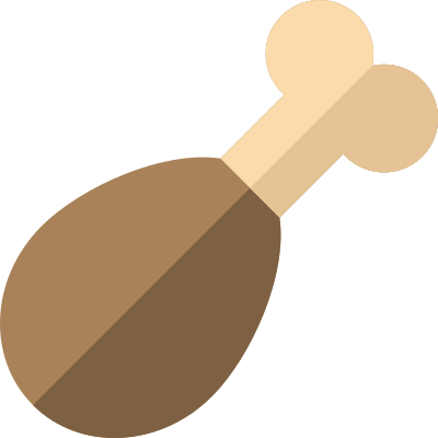 Turkey leg clipart