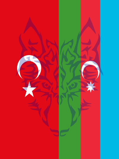 Türkiye + Azerbaycan clipart
