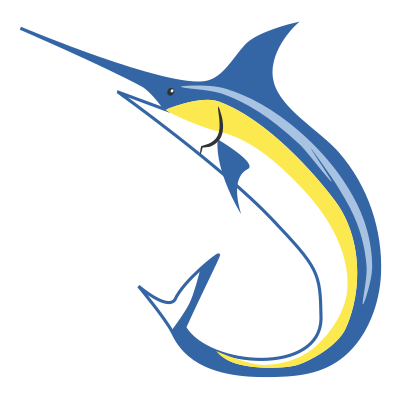 Turning Swordfish clipart