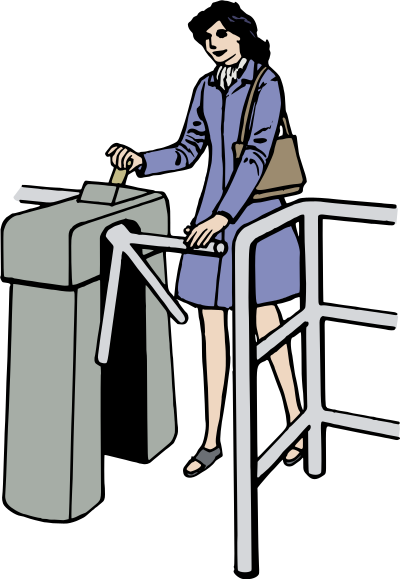 Turnstyle Colour clipart