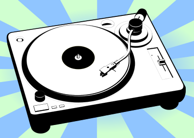 Turntable clipart