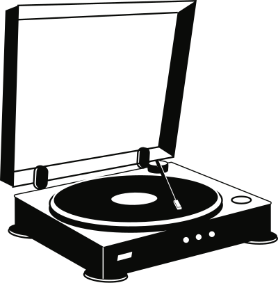 Turntable clipart