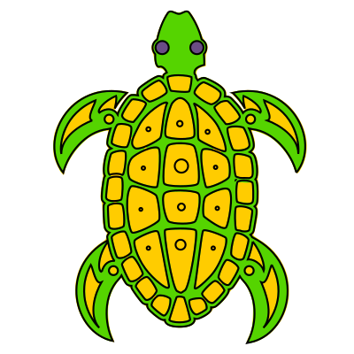 Turtle from the Top clipart