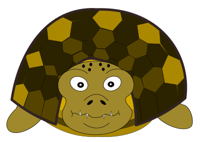 Turtle front clipart