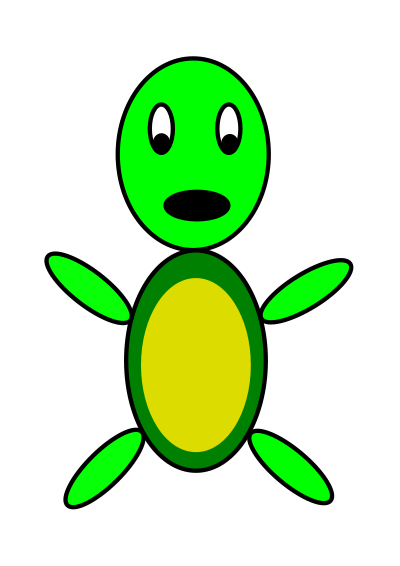 Turtle guy clipart