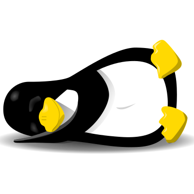 Tux Asleep clipart