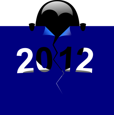 Tux fin 2012 clipart