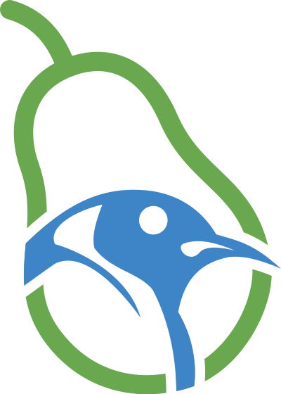 Tux in pear clipart