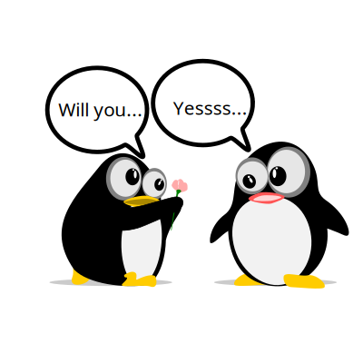 Tux linux clipart