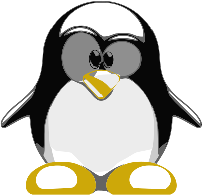 Tux Nerd 2 clipart
