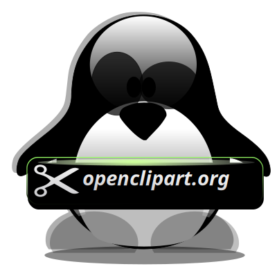 Tux Openclipart dot org clipart