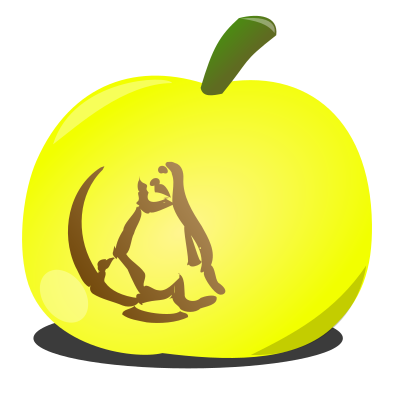 Tux pumpkin clipart
