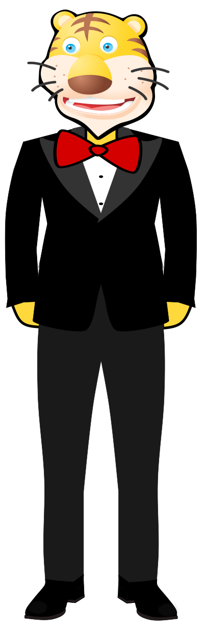 Tux Tiger clipart