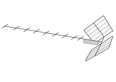 TV antenna clipart