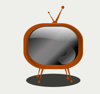 Tv - cartoon clipart