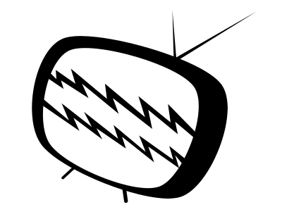 TV cartoon malfunctions clipart