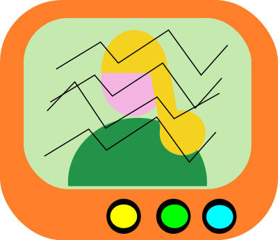 Tv icon clipart