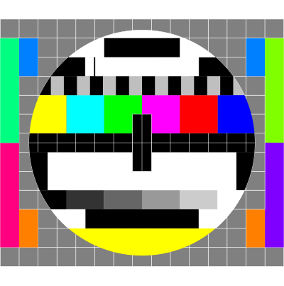 TV Testscreen square shape clipart