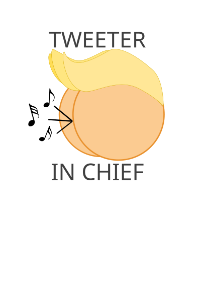 Tweeter in Chief clipart