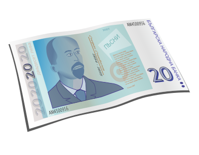 Twenty Leva Bill - Fix Remix clipart