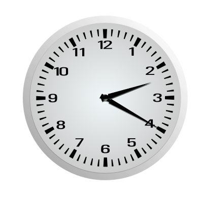 Twenty Minutes After Two - 2:20 clipart